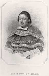 Portrét sira Mathewa Halea, 1835 od English School