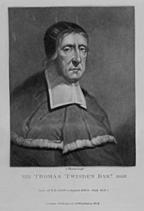 Portrét sira Thomase Twisdena, z „Postavy slavné v britské historii“, 1815 od English School