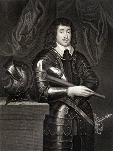 Portrét Spencera Comptona (1601-43) 2. hrabě z Northamptonu, z Lodges British Portraits, 1823 od English School