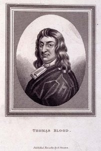Portrét Thomase Blooda (asi 1618-80), hospoda. od G. Smeetona od English School