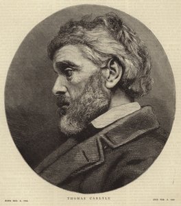 Portrét Thomase Carlylea od English School