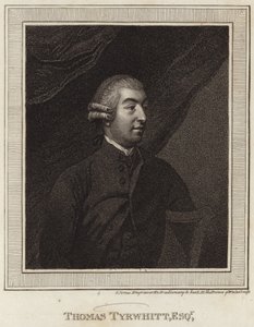 Portrét Thomase Tyrwhitta od English School