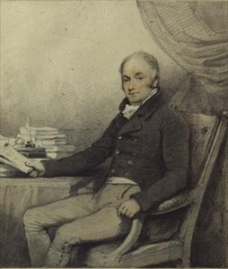 Portrét Williama Ralpha Cartwrighta (1771-1847), MP, z Aynhoe Park, Northamptonshire (akvarel a tužka na papíře) od English School
