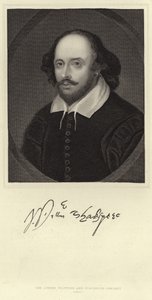 Portrét Williama Shakespeara od English School