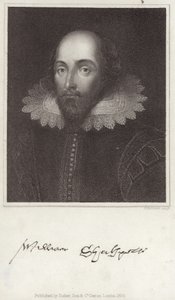 Portrét Williama Shakespeara od English School