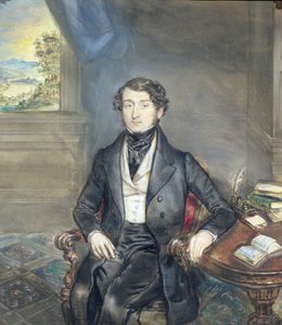 Portrét gentlemana v interiéru, kolem roku 1830 (pár viz 126403)