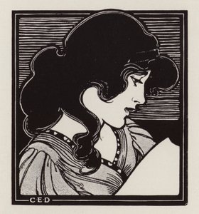 Portrét ženy (litho) od English School
