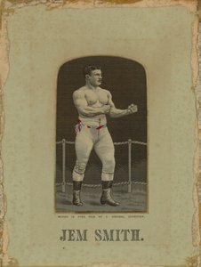 Portrét boxera Jema Smithe od English School
