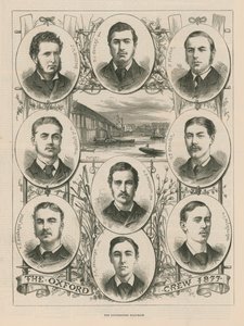 Portréty posádky Oxfordu z roku 1877 od English School