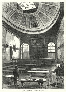 Portsburgh Court House (rytina) od English School