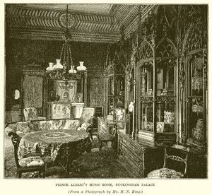 Prince Alberts Music Room, Buckinghamský palác od English School