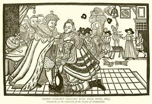 Princ Charles Vítejte doma ze Španělska, 1623 od English School
