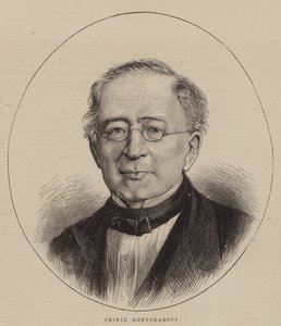 Kníže Gortchakoff (rytina) od English School