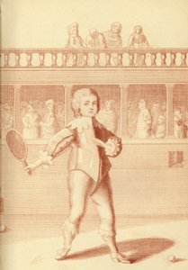 Princ James, vévoda z Yorku, hraje tenis od English School
