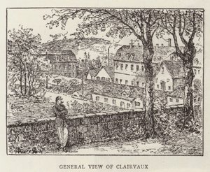 Princ Krapotkine v Clairvaux (rytina) od English School