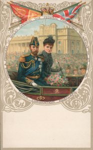 Prince a princezna z Walesu, otevření federálního parlamentu, Melbourne, 9. května 1901 od English School