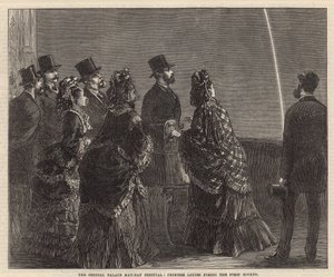 Princezna Louise odpaluje první raketu od English School