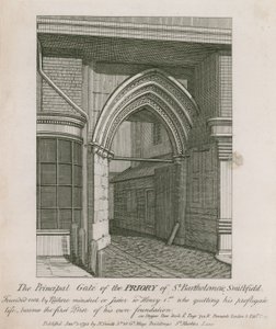 Převorství St Bartholomews, Smithfield od English School