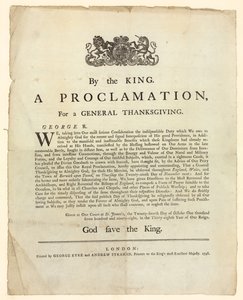 Provolání k obecnému díkůvzdání, 1798 od English School