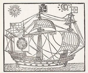 Prognóza věčná, L. & T. Digges, tisk T. Marshe, Londýn, 1576 od English School