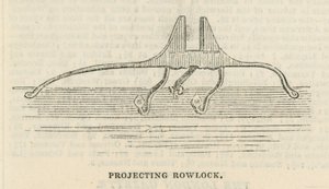Vyčnívající rowlock od English School