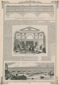 Navrhované změny v mostě Waterloo od English School