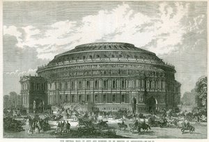 Navrhovaná Royal Albert Hall od English School