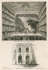 Proscenium italské opery (Divadlo Jejího Veličenstva) od English School