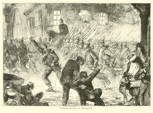 Pruský postup u Gravelotte, srpen 1870 od English School