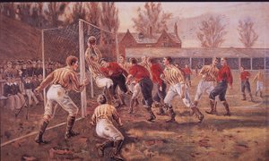 Veřejní školáci hrají fotbal od English School