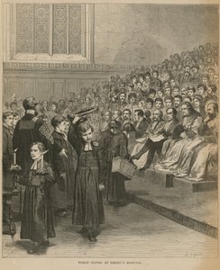Veřejná večeře v nemocnici Christs od English School