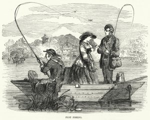 Punt Fishing (rytina) od English School