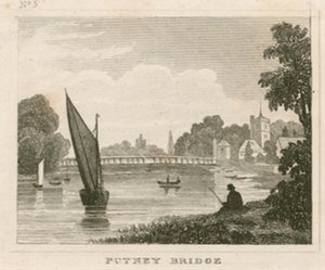 Putney Bridge, Londýn od English School