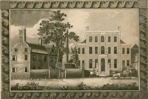 Putney School, Londýn; rytiny datované 1805 W. Hardingem a podepsané reverendem Williamem Carmaltem. od English School