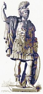 Pyrrhus, ilustrace z historie Říma od Victora Duruye, publikoval 1884 (digitálně vylepšený obrázek) od English School