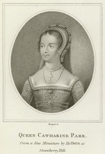 Queen Catharine Parr (rytina) od English School