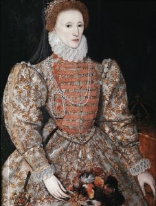 Queen Elizabeth I, c.1575 (olej na panelu) od English School