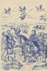 Královna Alžběta (litografie) od English School
