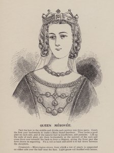 Královna Merovee (rytina) od English School