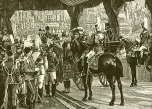 Queen Victoria, Jubilee, Westminster Abbey, trenér, koně od English School