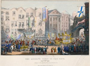 První návštěva královny Viktorie v City of London, 9. listopadu 1837 od English School