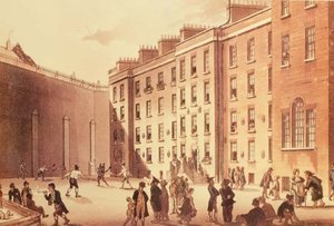 Racquets at the Fleet Prison, ilustrace z 