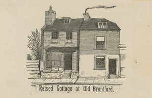 Vyvýšená chata ve starém Brentfordu od English School