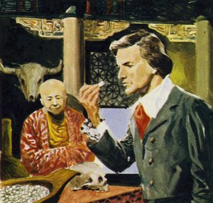 Ralph von Koenigswald objevil v čínské prodejně kuriozit zuby obřího tvora od English School