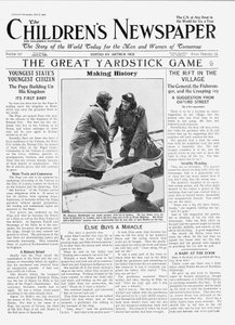 Ramsay MacDonald, první muž, který létal jako předseda vlády, titulní strana 