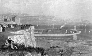 Ramsgate Harbour, kolem 40. let 19. století od English School