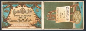 Série vánočních a novoročních přání Raphael Tuck & Sons Royal Academy od English School