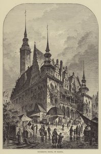 Rathaus, Brief, ve Slezsku (rytina) od English School