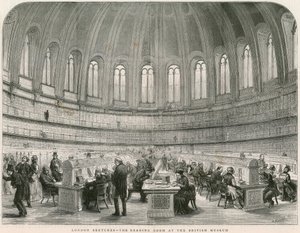 Čítárna v Britském muzeu od English School