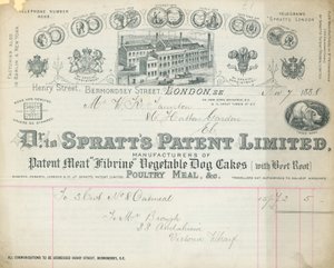Potvrzení pro Dr Spratts Patent Limited od English School